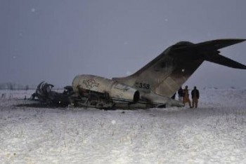 سقوط هواپیما در غزنی