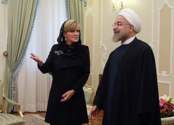 وزیر خارجه استرالیا: حاضرم برای دیدار با روحانی باز هم روسری بپوشم 