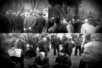 تجمع دوباره بازنشستگان فولاد مبارکه و ذوب آهن