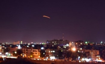 حمله هوایی به پایتخت سوریه