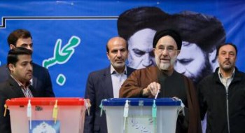 سید محمد خاتمی در انتخابات مجلس ایران شرکت کرد