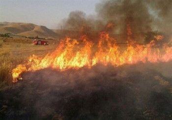۴ هکتار از مراتع سمیرم سوخت