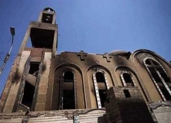 آتش‌سوزی یک کلیسا 