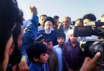  رئیسی از مناطق سیل زده بازدید کرد