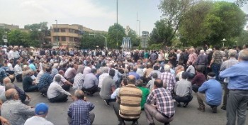 بازنشستگان در شهرهای مختلف ایران تجمع کردند