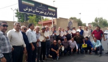 بازنشستگان در برخی شهر‌های ایران تجمع اعتراضی برگزار کردند