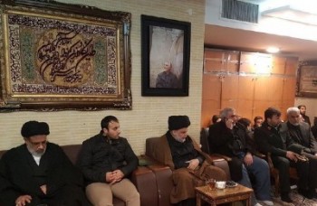 مقتدی صدر در منزل سردار شهید قاسم سلیمانی حضور یافت