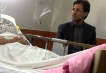 مهدی کروبی برای دومین بار در بیمارستان بستری شد