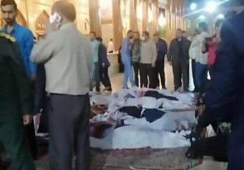 حرم شاهچراغ شیراز هدف حمله تروریستی قرار گرفت