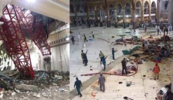 عربستان سقوط جرثقیل در مکه را یک بلای آسمانی خواند