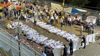 دستکم ۴۴ نفر در گردهمایی مذهبی یهودیان در اسرائیل کشته شدند