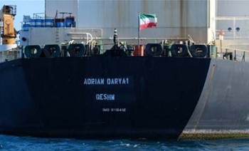 نفت نفتکش ایرانی آدریان دریا در سوریه تخلیه شد