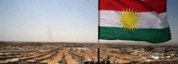 پرچم اقلیم کردستان در مرز خسروی پایین کشیده شد