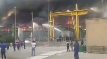 آتش سوزی نیروگاه اصفهان مهار شد