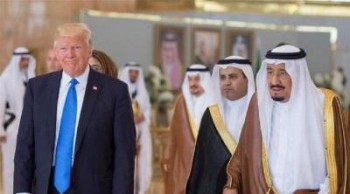 پادشاه سعودی و رئیس جمهور آمریکا