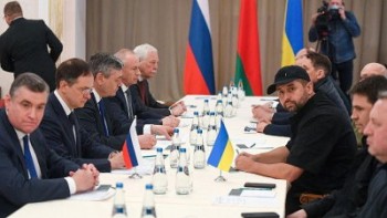 مذاکرات اوکراین و روسیه در مرز بلاروس برگزار شد