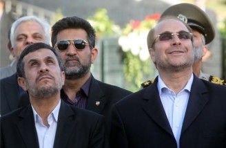 احمدی‌نژاد در خانه جلیلی و قالیباف