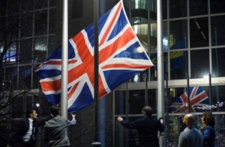پرچم انگلستان از مقر اتحادیه در بروکسل برداشته شد