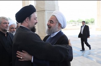 روحانی: بعضی ها تلاش كردند گروهی را از قطار انقلاب پياده كنند