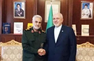 قاسم سلیمانی تحریم وزیر خارجه ایران را جنون آمیز خواند