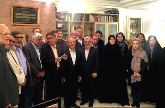 دیدار برخی از نمایندگان مجلس با دختران میرحسین موسوی 