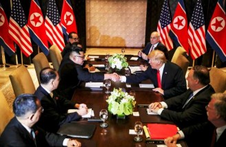 پایان نخستین دیدار تاریخی رهبران کره شمالی و آمریکا