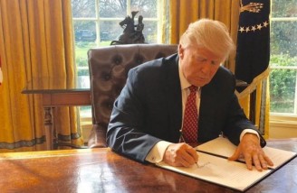 ترامپ طرح تحریم‌های ایران، روسیه و کره شمالی را امضا کرد