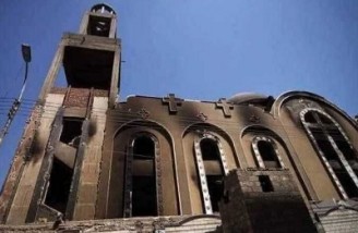۴۱ نفر در آتش‌سوزی یک کلیسا در مصر جان باختند