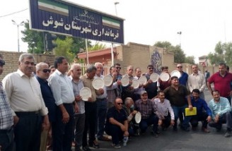 بازنشستگان در برخی شهر‌های ایران تجمع اعتراضی برگزار کردند