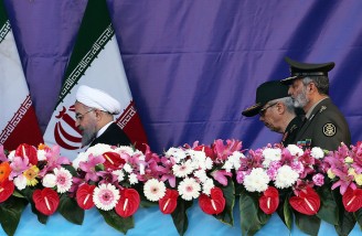 رژه روز ارتش در حضور حسن روحانی