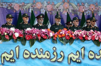 رژه روز ارتش در حضور حسن روحانی