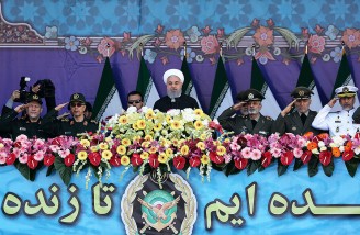 رژه روز ارتش در حضور حسن روحانی