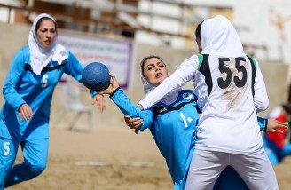 اولین دوره مسابقات هندبال ساحلی بانوان ایران| بندر عباس