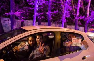 شادی مردم ایران پس از توافق هسته ای