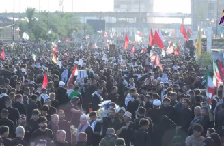 مراسم وداع با رهبر شهید