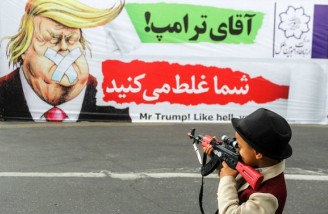 آتش زدن پرچم آمریکا و تذکر به دولت حسن روحانی در تهران