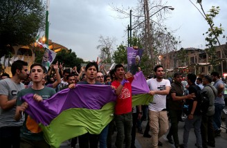 جشن هواداران روحانی در نقاط مختلف ایران