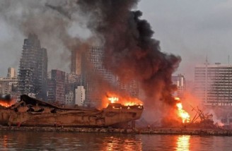 بیروت در میانه آتش و دود و خاکستر