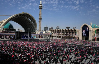 مراسم وداع با رهبر شهید