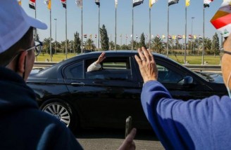 سیمای پاپ فرانسیس در عراق 