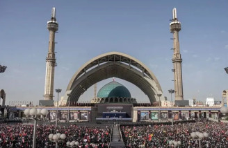 مراسم وداع با رهبر شهید