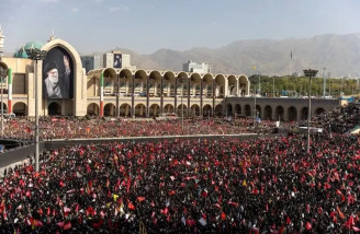 مراسم وداع با رهبر شهید