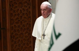 سیمای پاپ فرانسیس در عراق 