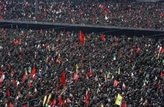 مراسم وداع با رهبر شهید