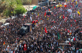 مراسم وداع با رهبر شهید