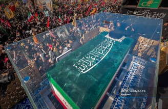 مراسم وداع با رهبر شهید