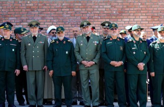 رهبر انقلاب در دانشگاه امام حسین (ع) 