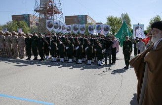 رهبر انقلاب در دانشگاه امام حسین (ع) 