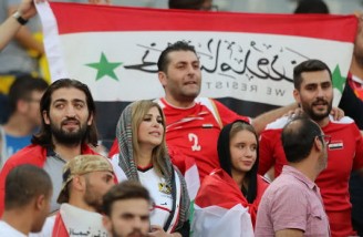  زنان و دختران سوری در ورزشگاه آزادی