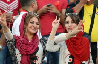  زنان و دختران سوری در ورزشگاه آزادی